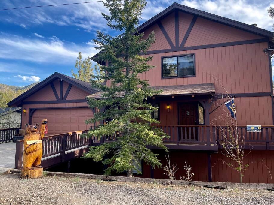 Luxury Joyful Bear Cabin With View, Big Bear Lakeヴィラ エクステリア 写真